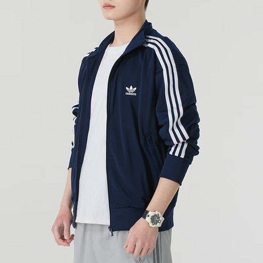 Adidas Clover 2025 Nouvelle veste tricotée pour hommes sports et collier de support décontracté IR9893 L
