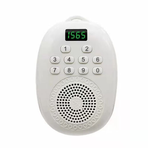 Mini petit joueur de carte lecteur chant la machine de musique machine de musique Golden Bodhi Bodhi haut-parleur de fruits charge blanc 1396 pièces contenant une carte 16g