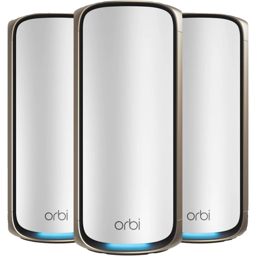 网件（NETGEAR）Orbi 970 BE27000 四频WiFi7路由器RBE972/973/971/970/S RBE973SB  3个装  黑色【1主9715