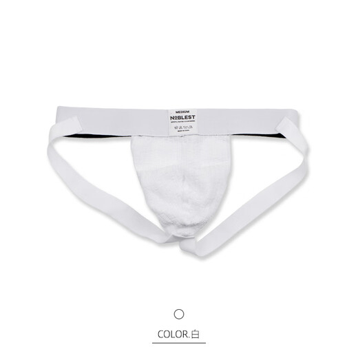 NOBLESTSIR underwear men's thongs sexy personality mesh breathable buttocks double thongs men's white M men's white M
