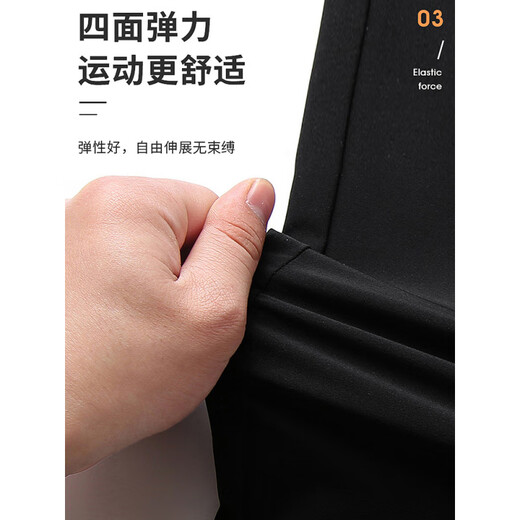 Woodpecker pants men 2025 new high-quality stretch straight pants loose breathable sports pants comfortable and refreshing casual pants men gray XL