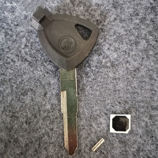 黥驰适用福颖摩托车钥匙胚适用雅马哈巧格i125迅鹰旭鹰赛鹰福喜SN3879 （右槽一个）