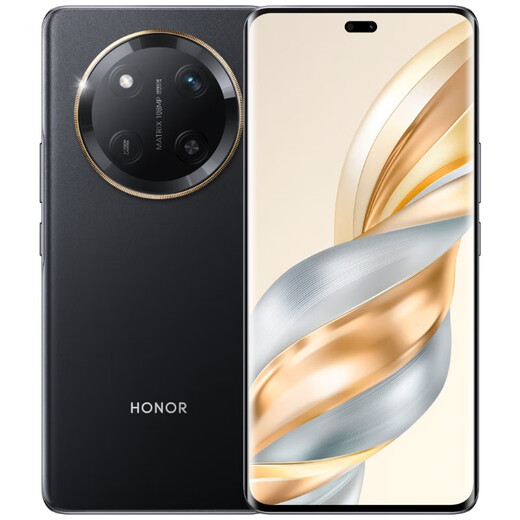 Honor x60 Pro Tinage à tension dixacré, Anti-Fall, étanche et résistant à l'usure 6600mAh Qinghai Lake Battery Honor Oasis Protection Eye Protection 12 + 256 Elegant Black 5G AI Phone Mobile Subvention nationale