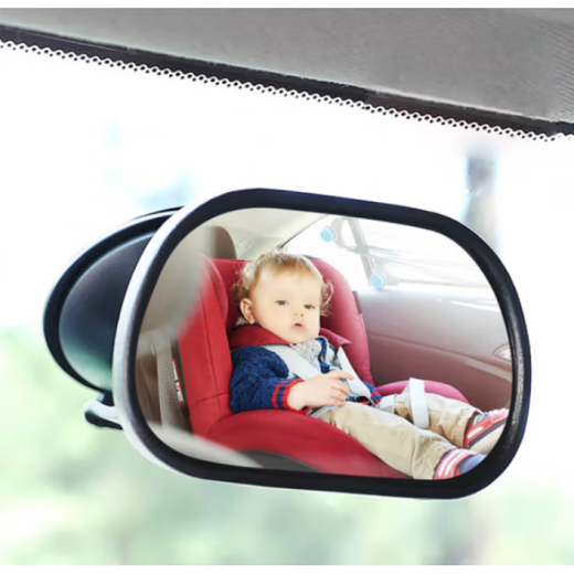 越野兵 车内宝宝后视镜 汽车儿童婴儿观察镜辅助镜 后排观察镜车 宝宝观察镜子-单个装