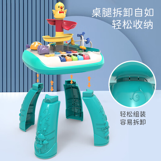 Tangmi Early Education Game Table Baby Toy Learning Table Multifinection Electronic Piano Children and Drum Children Boys and Girls