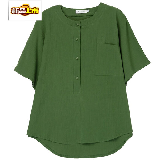 
Yimuqi, middle-aged and elderly fat mother, large size loose cotton short-sleeved T-shirt for women, women's cotton t-shirt, belly-covering thin top, summer, black 9901 cotton 95 spandex 5 L 100-115 Jin [Jin equals 0.5 kg]