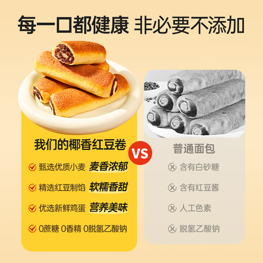 Bicuiyuan Coco de trigo integral Pan de frijol rojo de frijoles de 1200 g sándwich pan de pan tado a mano