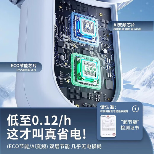 Lichuangzhi 300-square-meter whole-house cooling | Power-saving patented electric fan, silent bedroom household floor fan, air circulation fan, ultra-quiet air conditioning fan, refrigeration fan, first-class energy efficiency, flagship remote control model, dominant air volume, 16 seconds reduction, whole house cooling