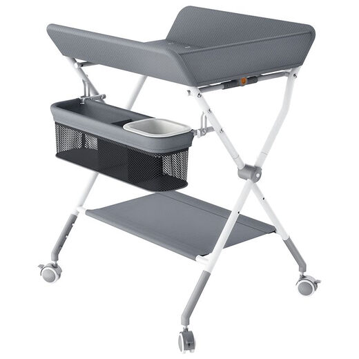 Table de couches table de soins pour bébé nouveau-né bébé couches table massage baignoire tactile multi-fonction pliable 2023 table de couches gris exclusif