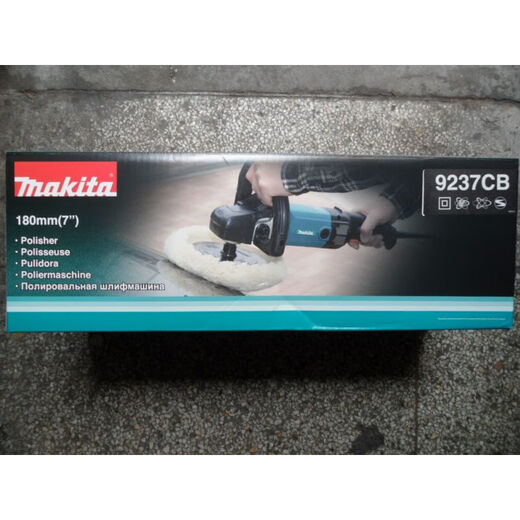 XMSJ日本Makita牧田抛光机9227CB/9237CB盘式抛光枪羊毛轮盘电动工具 新款9237CB标配