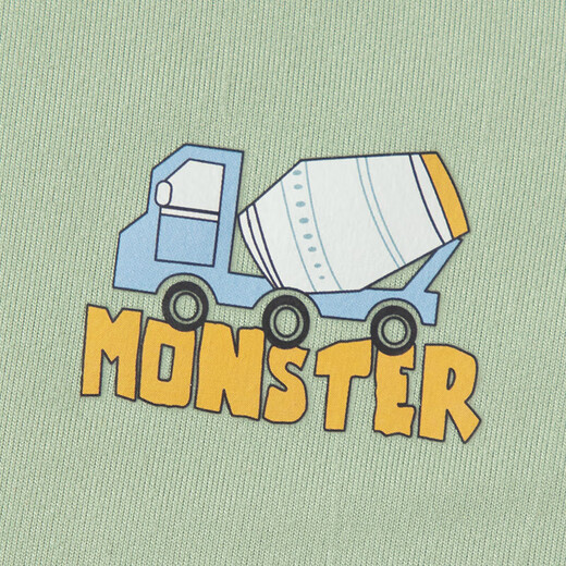 
Boys vest sleeveless 2025 summer new children's tops, small and medium-sized children's versatile bottoming cartoon printed T-shirt Green car HT 150 CM
