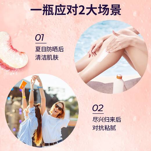 力士（LUX）沐浴露香氛沐浴乳液持久留香30小时香体气泡爽肤男女士学生大瓶装 微醺白桃香 690g