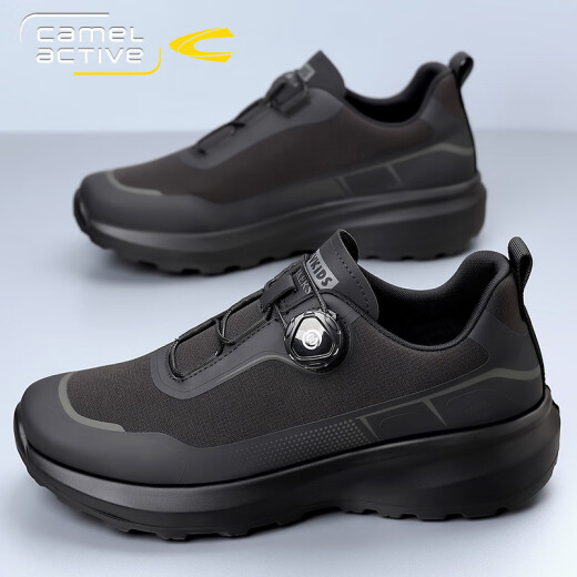 Camel dynamic men's shoes Spring and Autumn New Trendy Outdoor Hiking Shoes Anti-Slip Shoes Sports and Casual Shoes Running Shoes [Genuine Camel Dynamic] Anti-Slip 3527 Military Green 42 Standard Sports Shoes Size