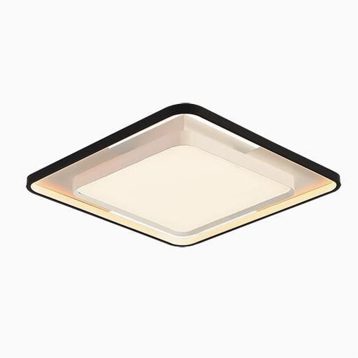 
Leshi Lighting 2025 new store Guanghui WCX11965 living room lights home bedroom ceiling light modern and simple Guanghui 1095*695mm-160W-white + black
