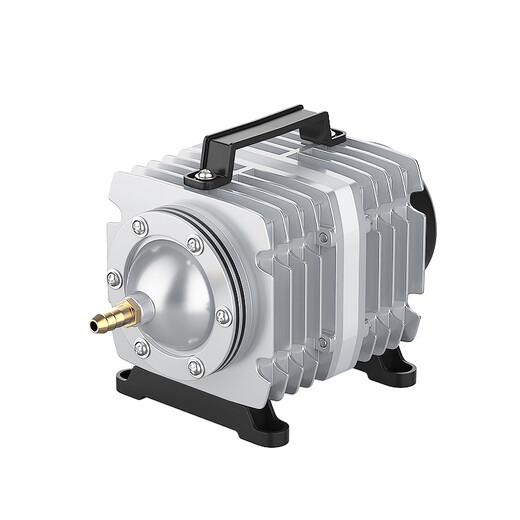 Bomba de oxígeno Bakale, aireador para estanque de peces, bomba de oxígeno para pecera de mariscos, bomba de oxígeno para peces de alta potencia, oxigenador electromagnético de 30W-6 orificios tipo A002 + paquete de piedra de aire (30Jin Jin es igual a 0,5 kg para peces)