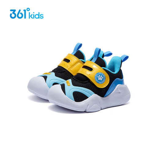 361 Kinderschuhe, Kindersportschuhe 25 vier Jahreszeiten, Männer und Frauen, leicht und weich und elastisch, Kinderschuhe, Babyschuhe, schwarze 23