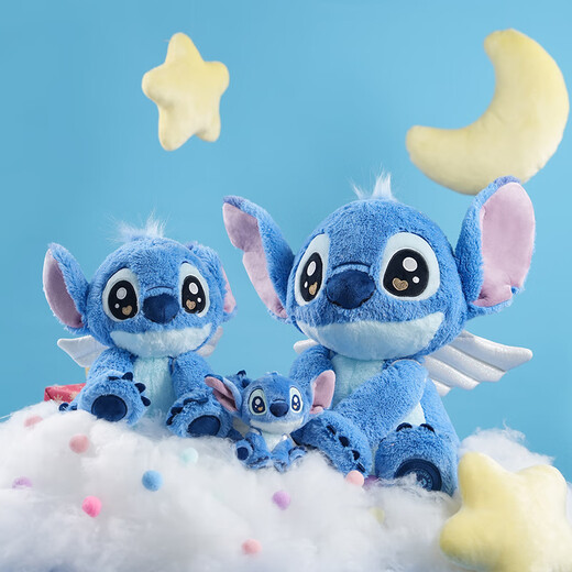 Disney (Disney) Stitch Angel Doll Puppe Plüsch Spielzeugstitch Doll Geburtstagsgeschenk für das chinesische Valentinstagsgeschenk für Frauen