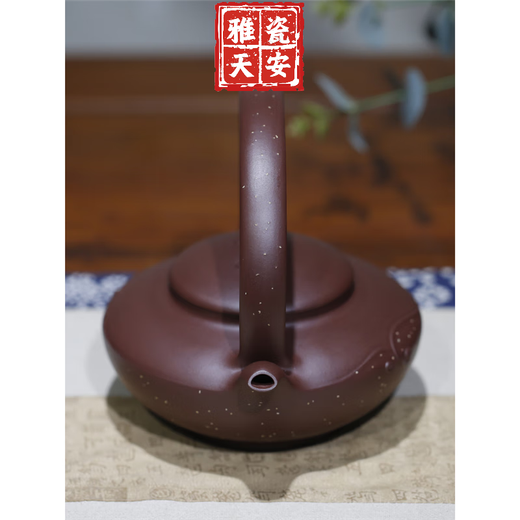 祥致套壶 原矿底槽清名家实力派王甜甜全手工宜兴紫砂中式泡茶器 祥致套壶 690cc 601mL(含)-700mL(含)