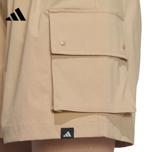 阿迪达斯（adidas）裤子女裤 2025夏季新款运动裤健身训练跑步锻炼舒适透气梭织短裤 JL9274 2XL