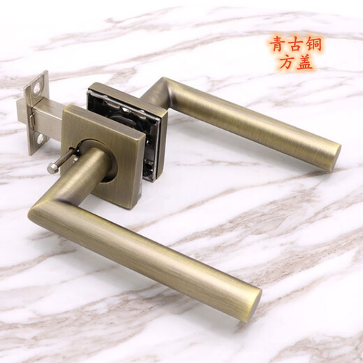 TLXT304 HEURDER ACIER 6070 Terbe diagonale simple pressant la salle de bain serrure de porte intérieure Pipe de porte bien échapper grand couvercle rond Lock sans clé 7029 Couleur de la salle de bain de la salle de bain
