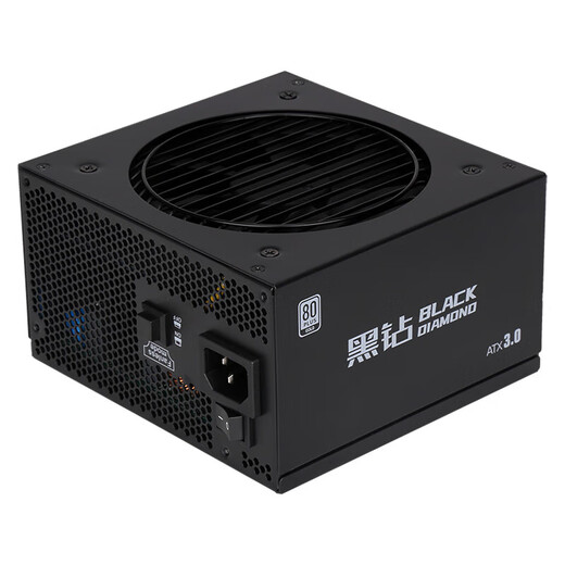 先马（SAMA）金牌系列 额定500W/650W/750W/850W 金牌认证ATX3全模组台式机电脑游戏电源 支持50显卡  黑钻1000 V3 黑色 金牌模组（ATX3.0）