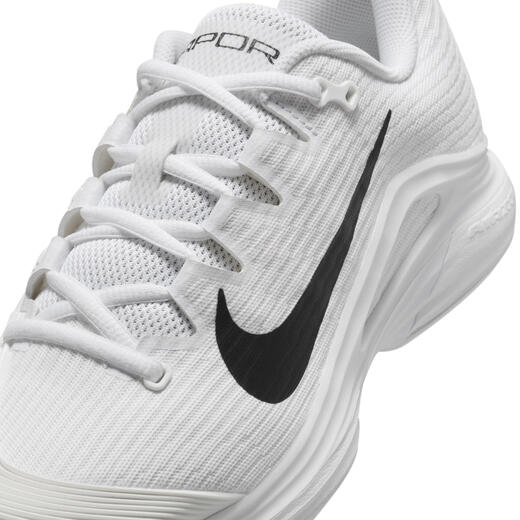 Nike (Nike) Zheng Qinwens Dampf 12 Frauen -Tennisschuhe für den Herbst Atmungsaktiven leichten Polster Fv5554 100 Weiß/Schwarz/Peak Weiß 37,5