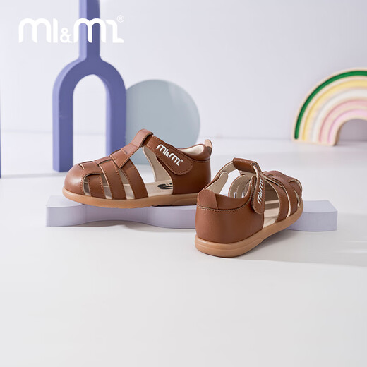 M1&M2 Spanish children's shoes children's sandals summer boys and girls breathable non-slip retro fashion comfortable casual Roman shoes white size 20 suitable for feet 12~12.5cm long