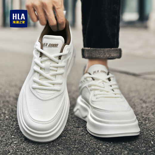 Hailan Home Hla Hla Men's Board Board Zapatos Menores espesos de los hombres.