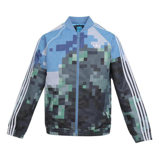 阿迪达斯 adidas【滔搏运动】三叶草男大童外套/风衣 JZ9934 均码 140
