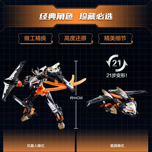 
Transformers (TRANSFORMERS) Children's Boys Toy Robot Gift Tianzun Generation Strengthening Level <Cybertron Mystery> Wing Road G1489