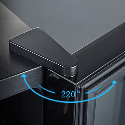 Vinocave Red Wine Cabinet Constant Humidity Wine Cabinet Living Room Refrigerator Small Semiconductor Electronic Storage Cabinet Ice Bar Refrigerated Fresh Cabinet Restaurant Office Small Wine Cabinet Display Cabinet Beech Shelf Model SC-18AJPM- 18 Bottles