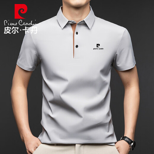 Pierre Cardin Chinese Chinese Valentinstag Geschenk kurzärmelig T-Shirt Herren halbärmelte Top Sommergeschäft Casual Vielseitige Polo-Shirt Männer