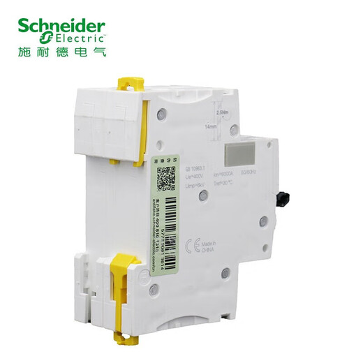 Schneider air switch A9 IC65N 2P double in and double out D type 10A household protection circuit breaker A9F19210