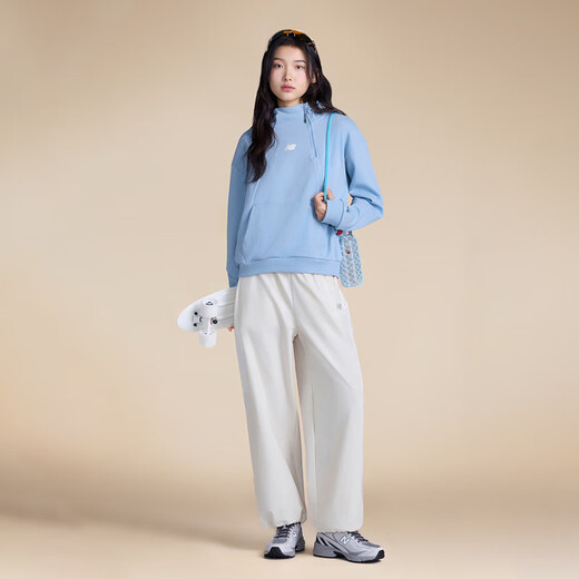 NEW BALANCE25春季新款女运动休闲阔腿长裤NTF14132 LBE NTF14132 M L 身高165c