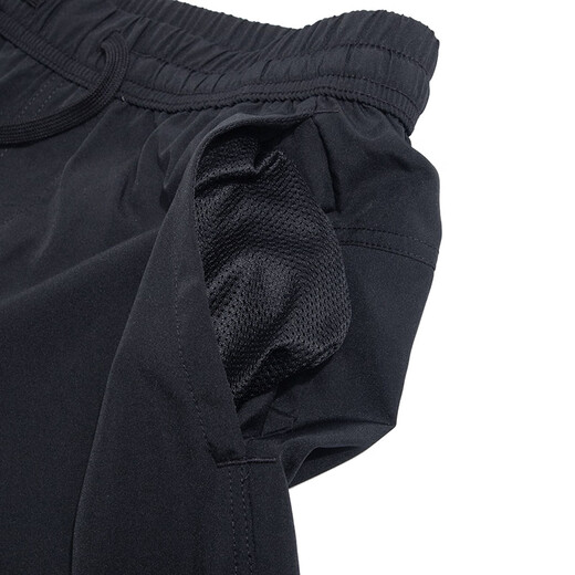 耐克（NIKE）冰丝短裤男士夏季透气快干薄款宽松跑步中裤男款外穿休闲五分中裤 DV9858-010 【光滑/纯色简约】 M 170/76A