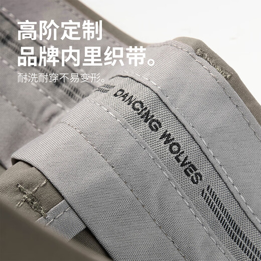 与狼共舞【速干科技三防】轻户外休闲百搭裤锥形版九分裤男 701卡其 31 