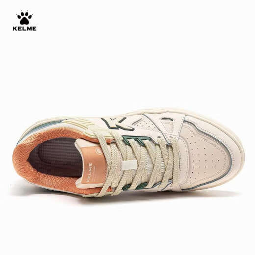 卡尔美（KELME）奥特莱斯男款新款板鞋休闲运动鞋合集高街复古经典款 6345XX1349白绿 39