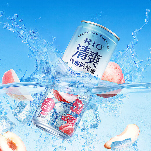 锐澳（RIO） 鸡尾酒 洋酒 果酒 预调酒 微醺3度清爽8度春季限定组合装330ml*6