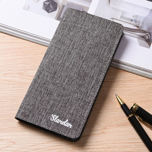 Kangaroo canvas wallet men's long ultra-thin Japanese folding student simple retro cloth niche men's trendy brand net wallet blue Kangaroo canvas wallet men's long ultra-thin Japanese folding student simple retro cloth niche men's trendy brand net wallet blue