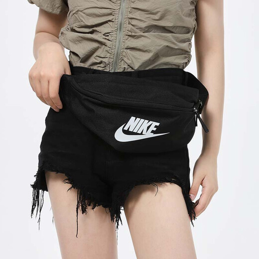 Nike (Nike) Bolsa de cintura Bolsa de hombres y mujeres 2022 Bolsa de deportes al aire libre Bolsa de cuerpo cruzado Bolso de hombro DC9856 Negro/DB0490-010 40*14*9 cm Single Size