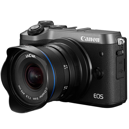 LAOWA 9mm F2.8 ultra wide-angle half-frame lens black Canon RF mount