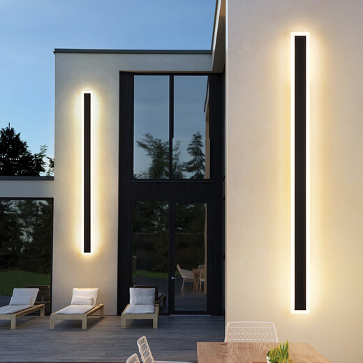 Grand View Garden (DGY) outdoor wall light aisle stair light long wall light outdoor balcony light door villa courtyard light 003Z 9227-[Rainproof model] 9227-80cm-neutral