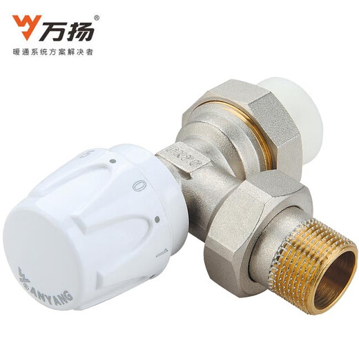Wanliyang Wanyang angle valve 4 points 6 points all copper straight angle thermostatic valve regulating valve radiator valve radiator thermostatic valve 6 points dn20 angle ppr3/4 0cm*0mm