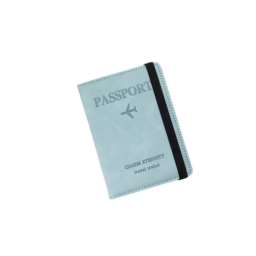 Passschutzkoffer Bag Anti-Diebstahl-Karten-Karton-Hülle-ID-Aufbewahrungs-Bankkarte RFID Reise-ID-Kartenjacke 3 PASSPORT BAG Schwarz + 22,2*15*0,1 cm