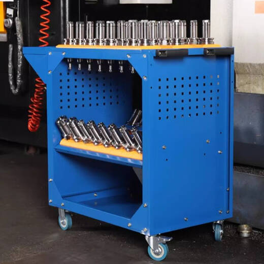Ni Zhier customized CNC tool cart bt40 CNC multi-function cart bt30 tool handle placement rack bt50 machining center knife E2 double row tool handle rack BT30 holds 140 pieces