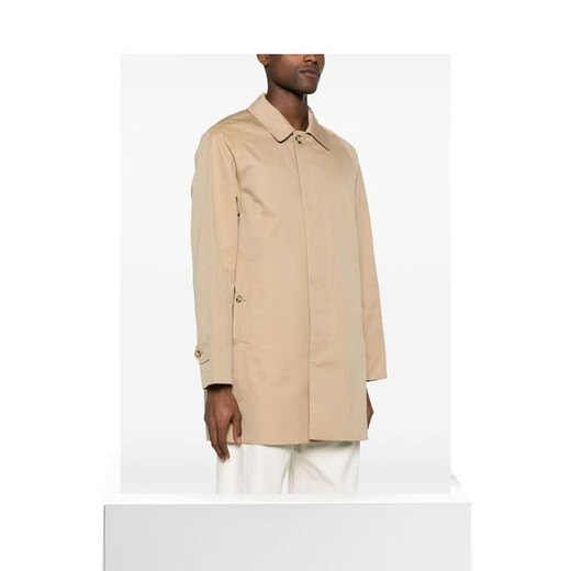 博柏利（BURBERRY）新年礼物香港直邮Burberry 巴宝莉 男士 长袖风衣 8079393 黄色-仓O74a 均码 48