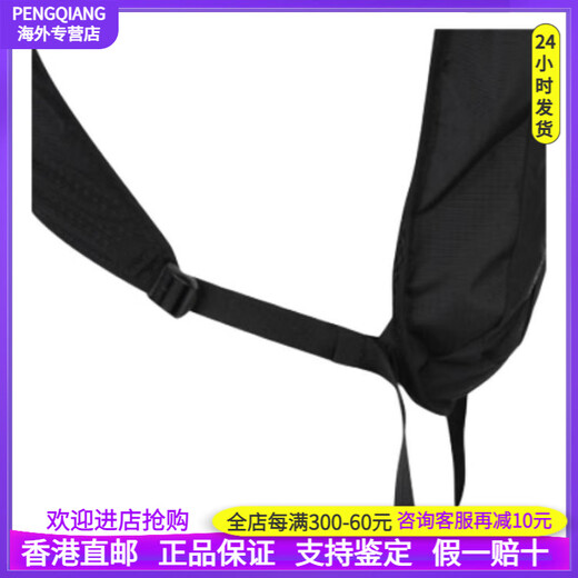 迪桑特（DESCENTE） 8L 运动时尚百搭 尼龙 双肩包 男女同款情侣款 黑色 黑色