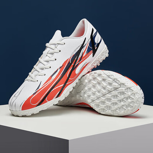 2025 new autumn youth football shoes for boys and girls competition TF shock-absorbing breathable non-slip training football shoes white-broken nails 41 2025 new autumn youth football shoes for boys and girls competition TF shock-absorbing breathable non-slip training football shoes white-broken nails 41