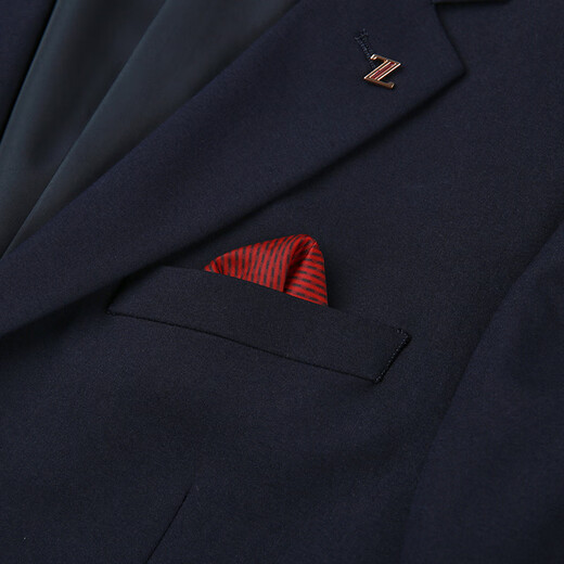 Heilan House (HLA) suit men's spring and autumn new flat lapel imitation wool suit elastic waist clothes men's suit jacket Navy 56 175B /96B (48B) recommended 69~75kg