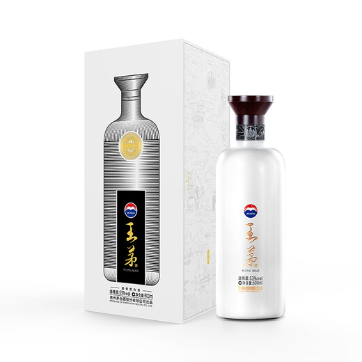 Moutai (MOUTAI) Wangmao Xiangbang Baimao sauce-flavored liquor 53 degrees 500ml single bottle